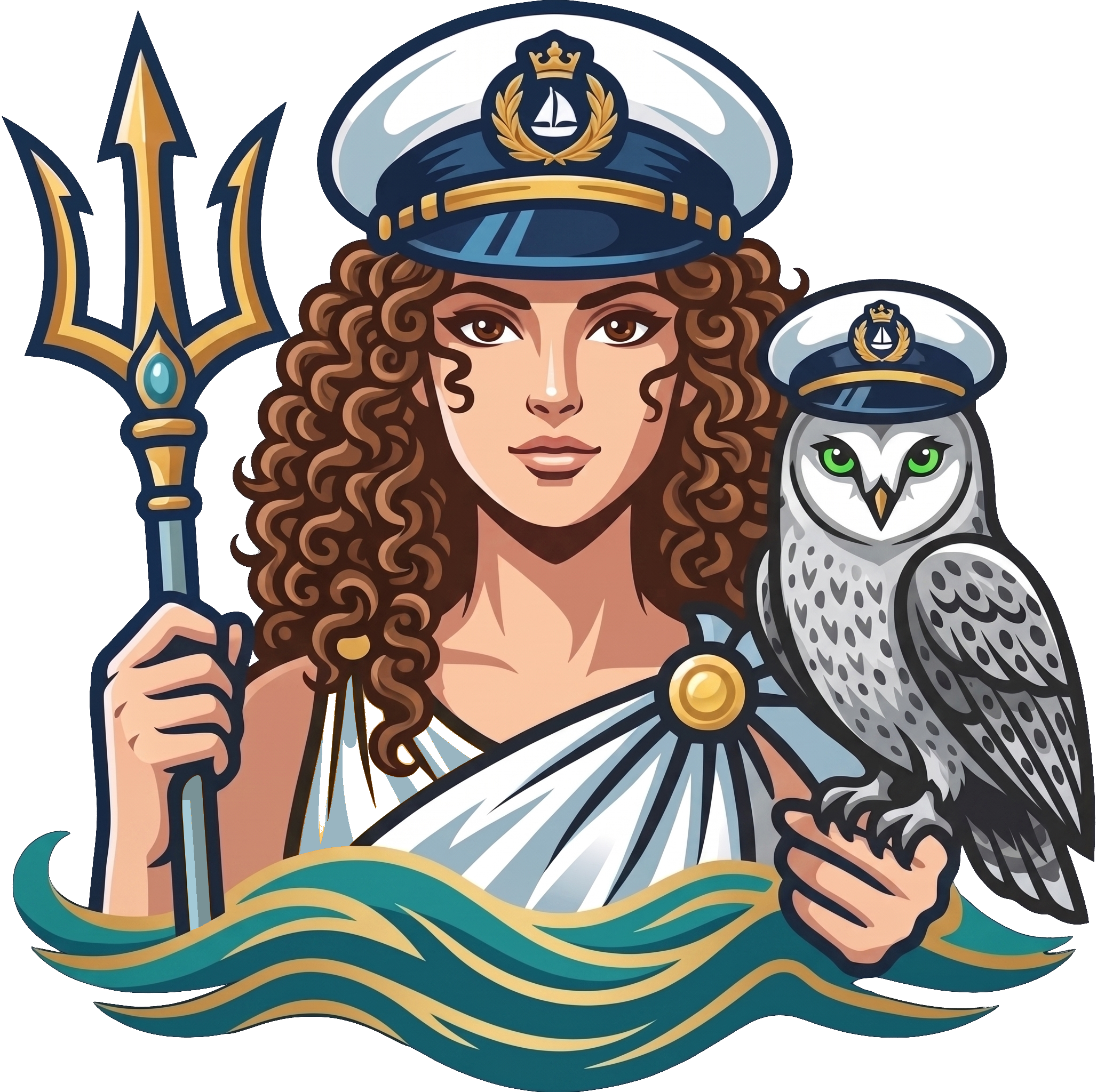 Athena Helm™ Official Logo Emblem